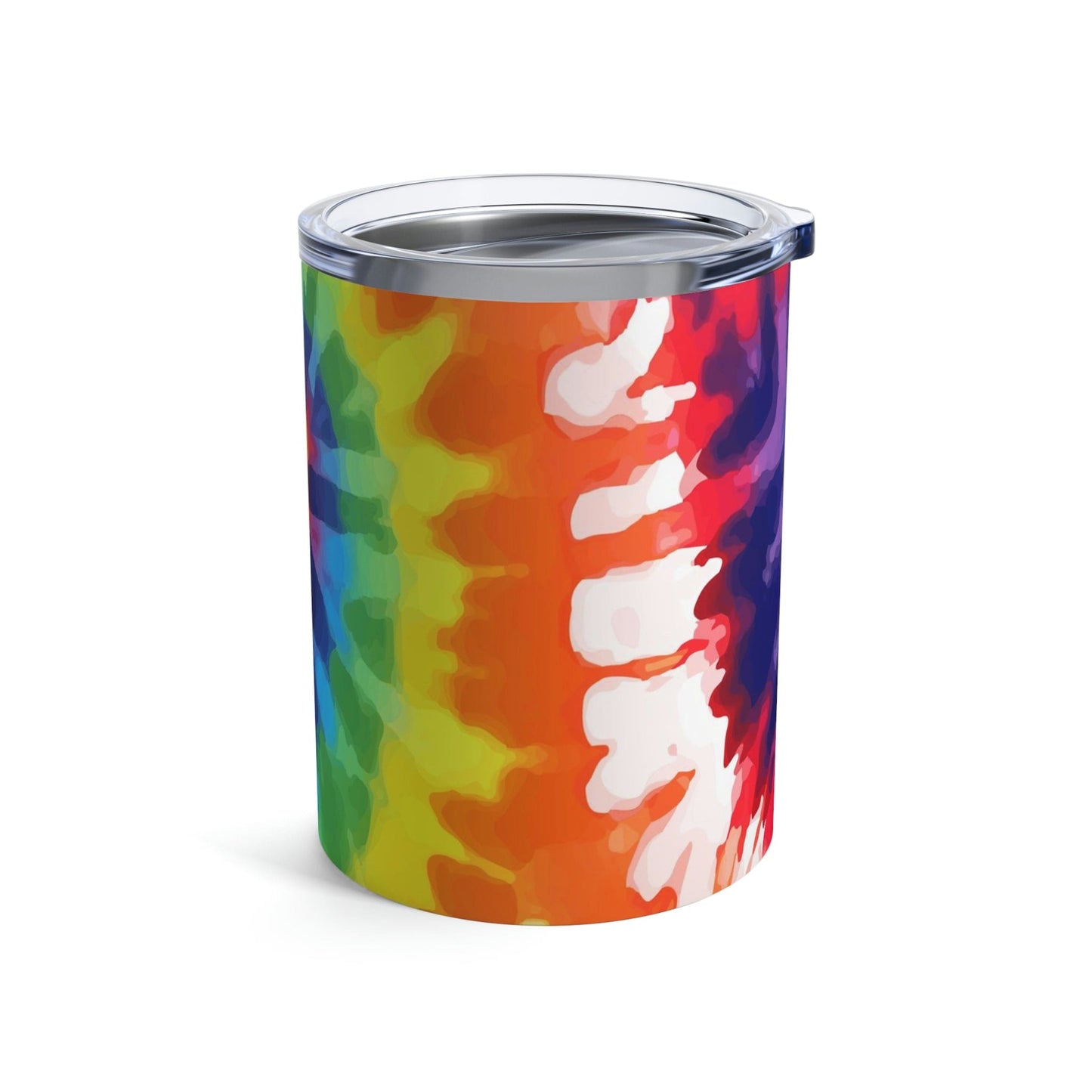 Insulated Tumbler 10oz - Psychedelic Rainbow Tie Dye-3
