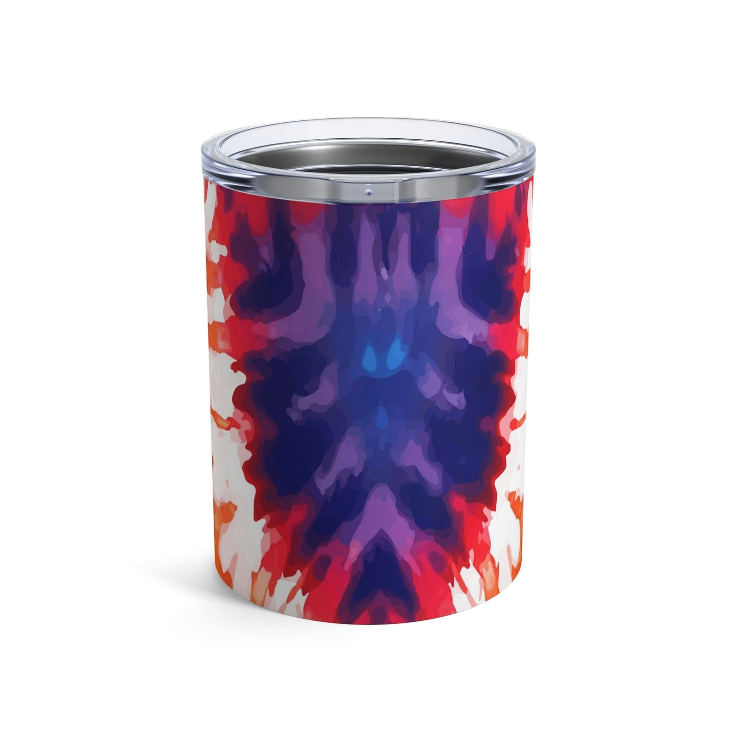 Insulated Tumbler 10oz - Psychedelic Rainbow Tie Dye-1