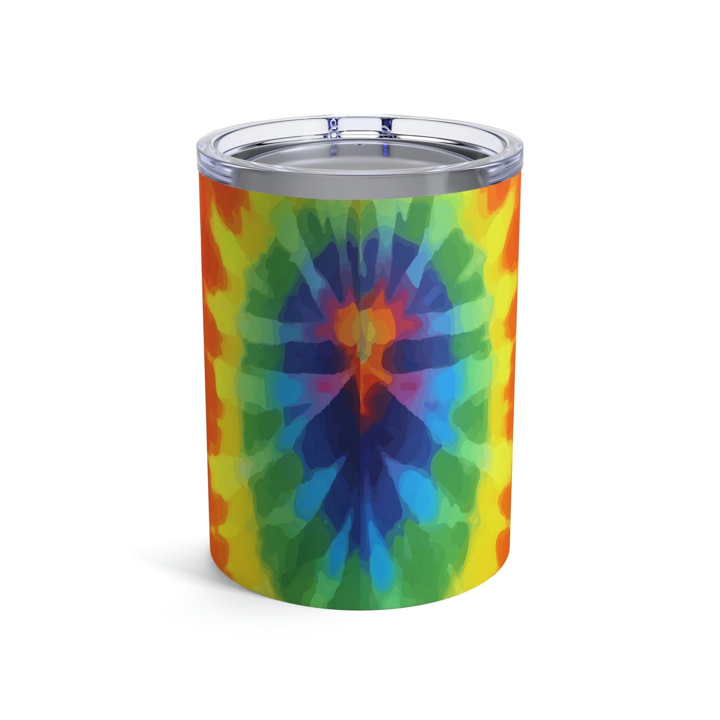 Insulated Tumbler 10oz - Psychedelic Rainbow Tie Dye-2