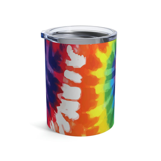 Insulated Tumbler 10oz - Psychedelic Rainbow Tie Dye-0